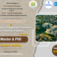 منحة لسفر طلاب الماجستير والدكتوراه لقضاء فصل دراسى بجامعة University of Applied Sciences in Tarnow,Poland 